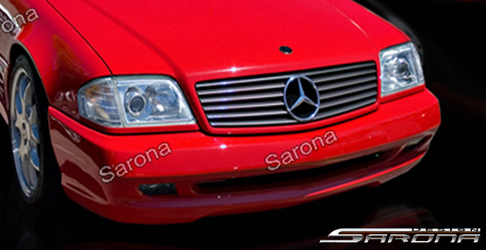 Custom Mercedes SL  Convertible Front Bumper (1990 - 2002) - $590.00 (Part #MB-047-FB)